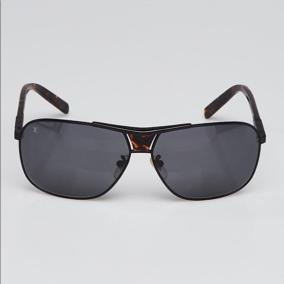 LOUIS VUITTON Tortoise Shell Aviator Glasses OBO - Picture 2 of 6